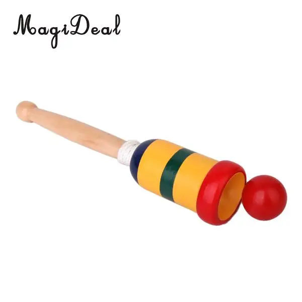 MagiDeal 1 шт. традиционные японские деревянные игрушки Kendama чашка и шар для детей