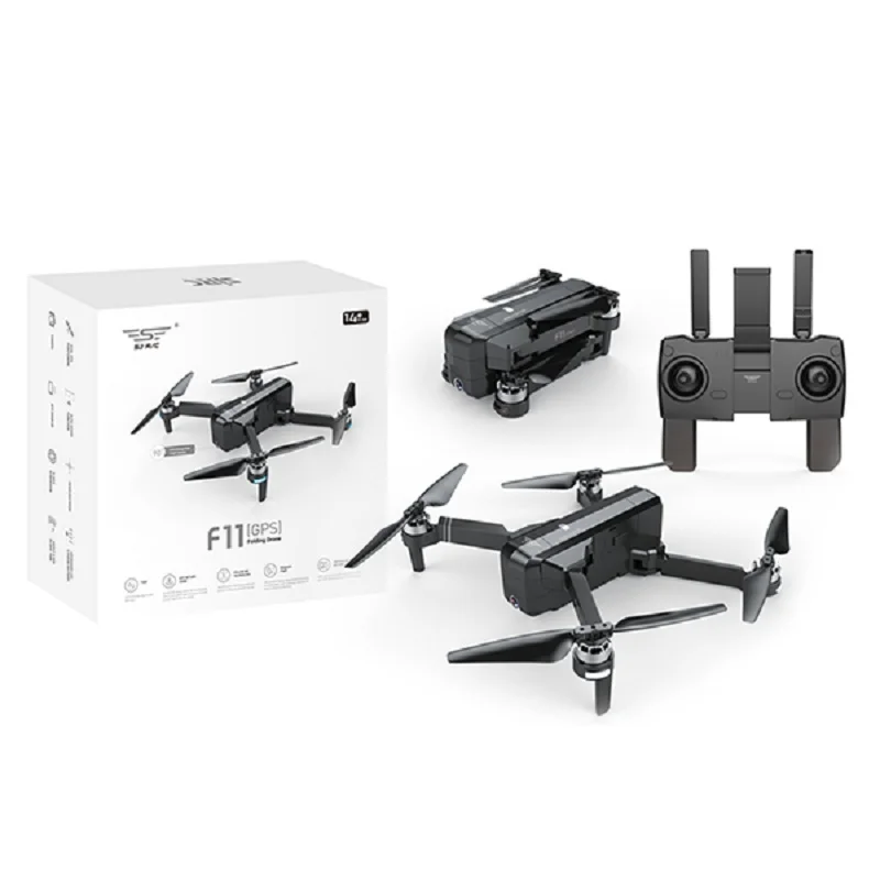 Sjrc F11 Gps Drone 600м Далеко 5г Wi-fi Fpv 1080р Камера Rc 25минут Полет Безщеточный Жест Селфи Квадрокоптер Путь Точка Следования.