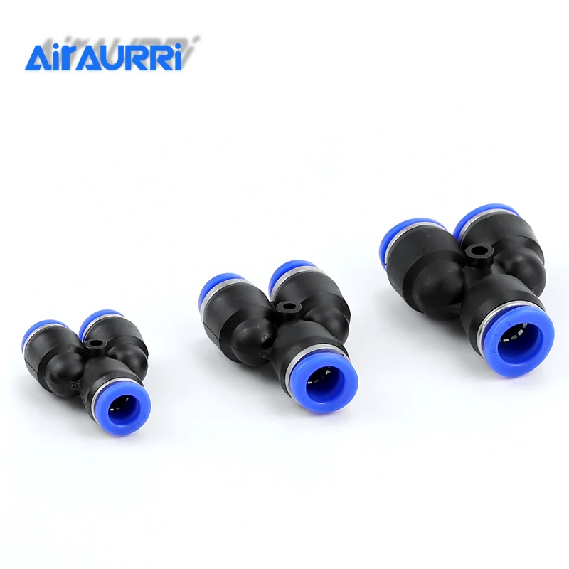 Высококачественные адаптеры PY4 Air Piping Y по заводской цене фитинги с одним касанием