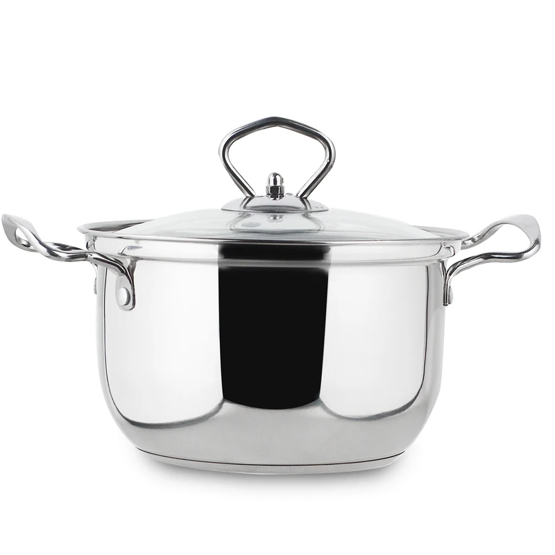 Двухдонный суповый горшок из нержавеющей стали утолщенная маленькая молочная