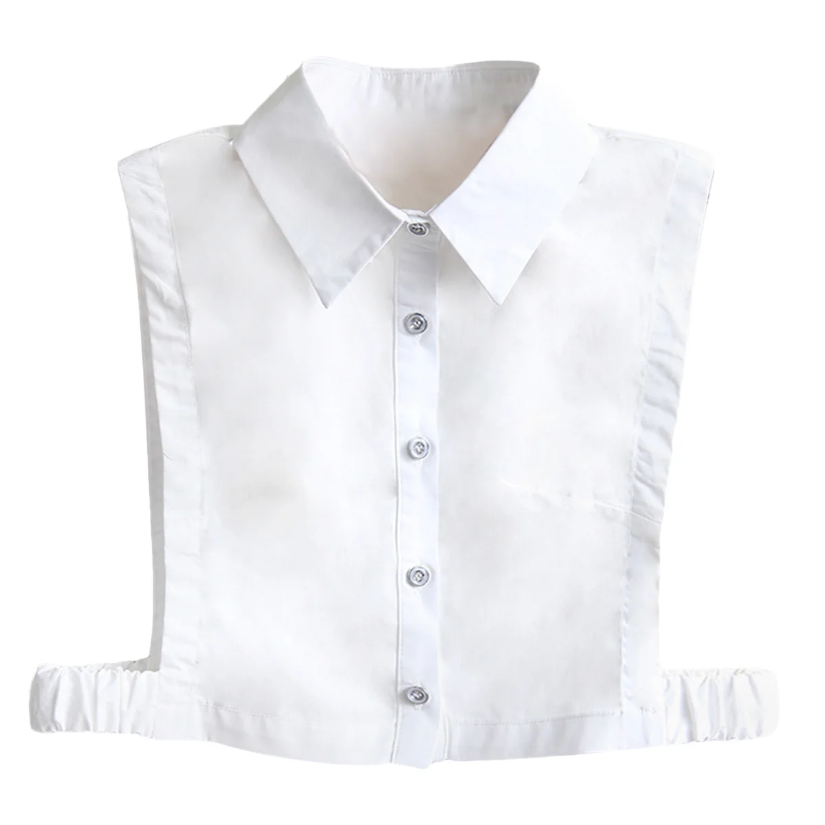Women Korean Style Fashion Shirt Fake Collar Ladies Detachable Lapel Solid False Blouse Neckwear Clothes Accessories |