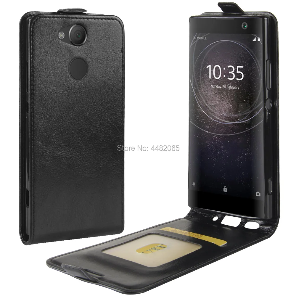 Чехол для Sony Xperia XA2 роскошный кожаный Вертикальный флип кошелек сумка чехол H4133