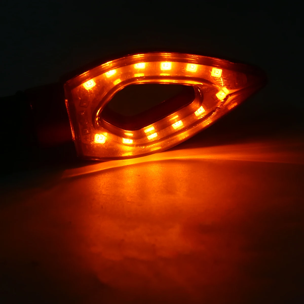 

4pcs 12V Universal Moto LED Turn Signal Light Indicators Flashers Amber Blinker Light Motorcycle Accessories