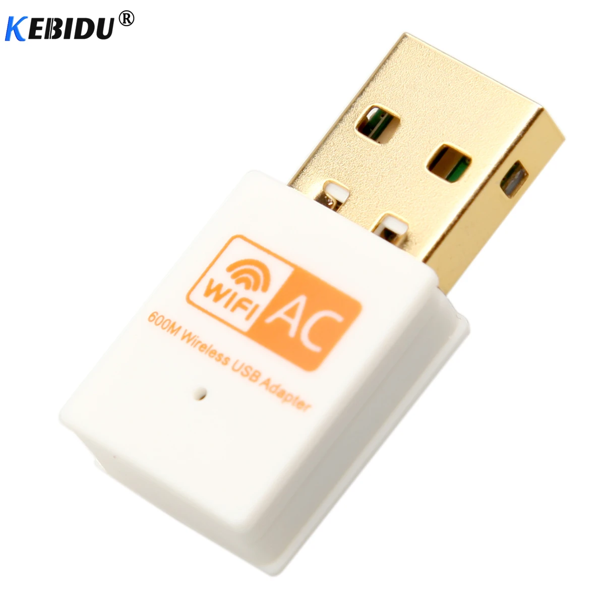 Беспроводной USB Wi Fi адаптер KEBIDU 600 Мбит/с 2 4 ГГц 5 Двухдиапазонная антенна сетевая