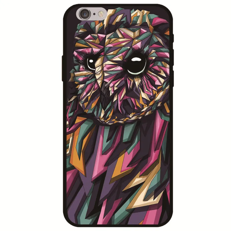 Animal Patterned Cases for iphone x case iPhone XS Max XR 8 7 6 6S Plus 5 5S SE Cover Tiger Lion Bear Owl Wolf TPU |