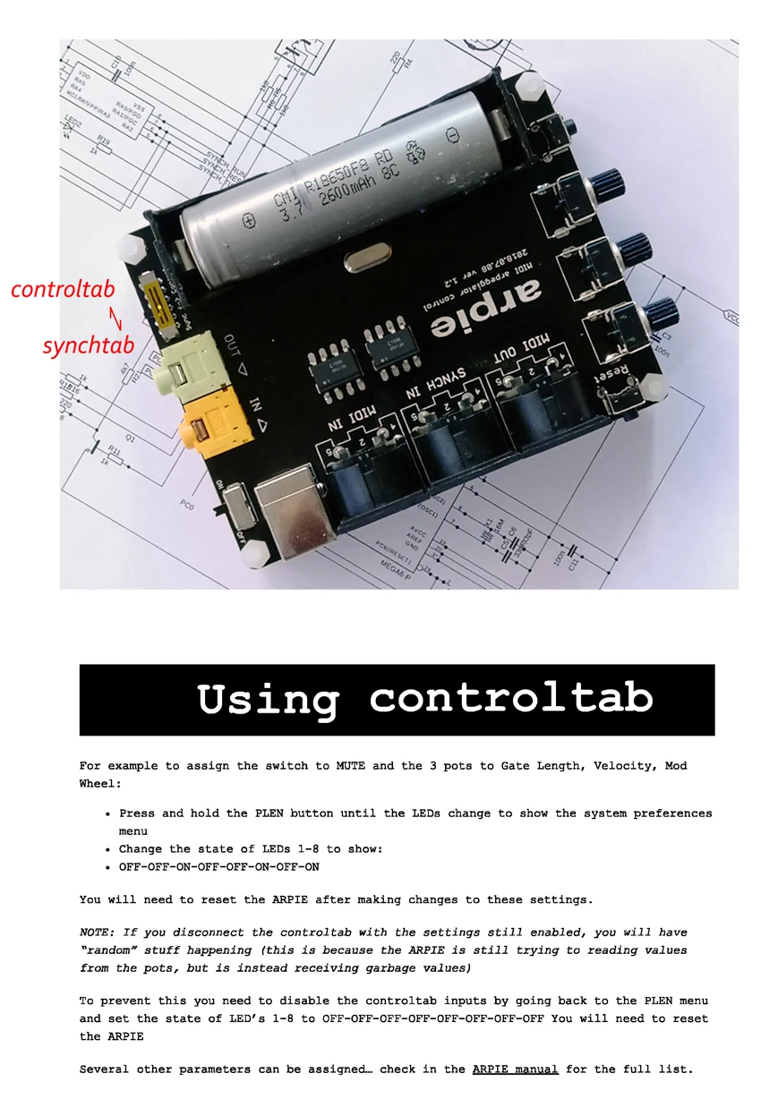 AZSMZ ARPIE MIDI арпигатор плюс (отправка arpiated аккордов через для любого синтезатора или