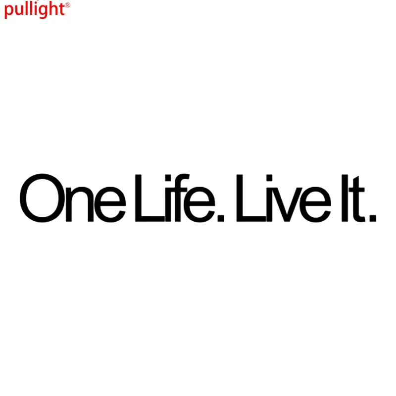 

One Life Live It Decal Vinyl Sticker Graphics Car Styling Funny