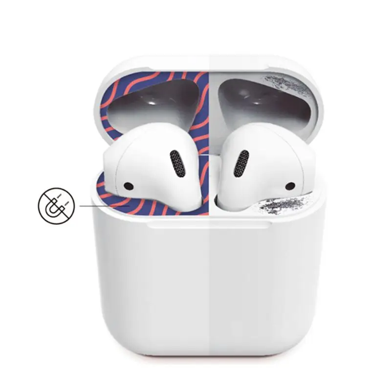 Защитные наклейки от пыли защитные для Apple AirPods аксессуары планшетов железных