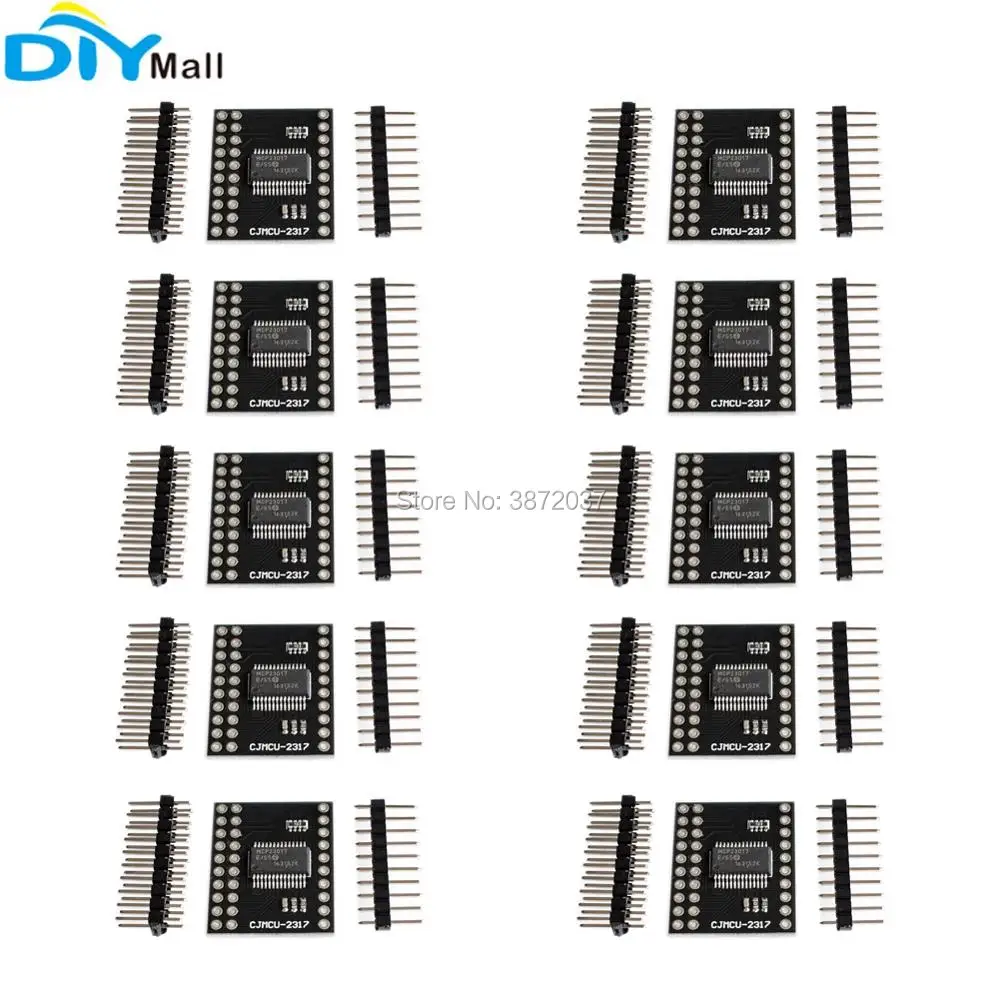 10 шт./лот CJMCU 2317 MCP23017 модуль последовательного интерфейса IIC I2C SPI двунаправленный