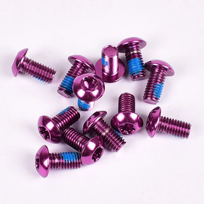 12 шт. велосипедный велосипед MTB велосипед T25 Torx m5x10мм дисковый тормоз ротор болты для тормозов винты для дисков для горного велосипеда аксессуары