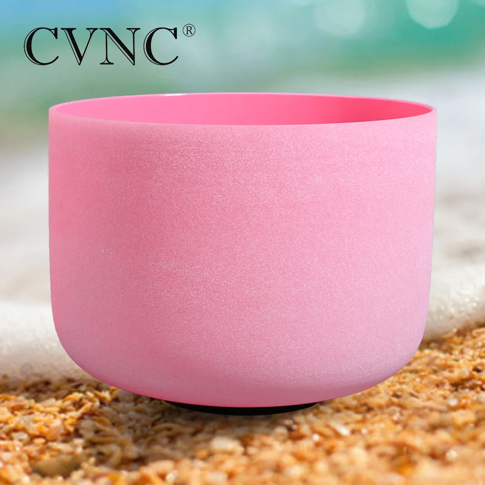 CVNC Новый 8 &quotNote F сердце чакра матовый кварцевый кристалл поющая чаша бесплатная