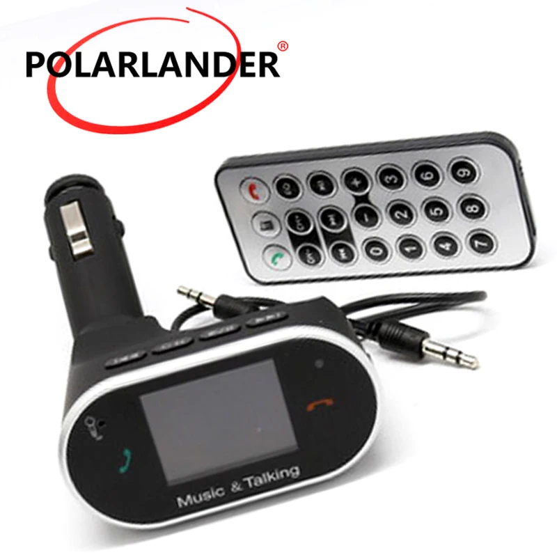 Автомобильный комплект Bluetooth с жк экраном USB TF карта mp3 плеер FM передатчик