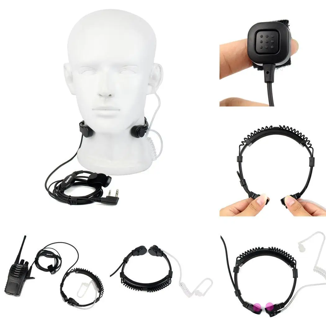 Гибкая горла динамик гарнитура рация наушники 3 км 5 11 мм RHD 771 118 см/46 дюймов