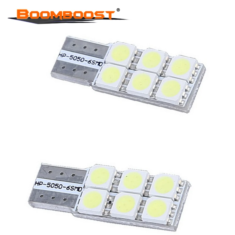 Супер яркие 2 шт./лот Вт 12 В LED 158 168 194 5050 6smd Светодиодные Автомобильные интерьерные