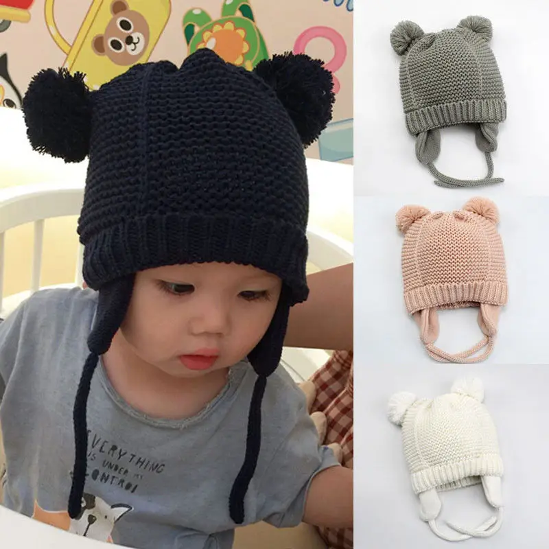 New Arrivels Kids Baby Soft Cotton Beanie Girl Boy Knit Hat Toddler Infant Newborn Warm Cap | Детская одежда и обувь