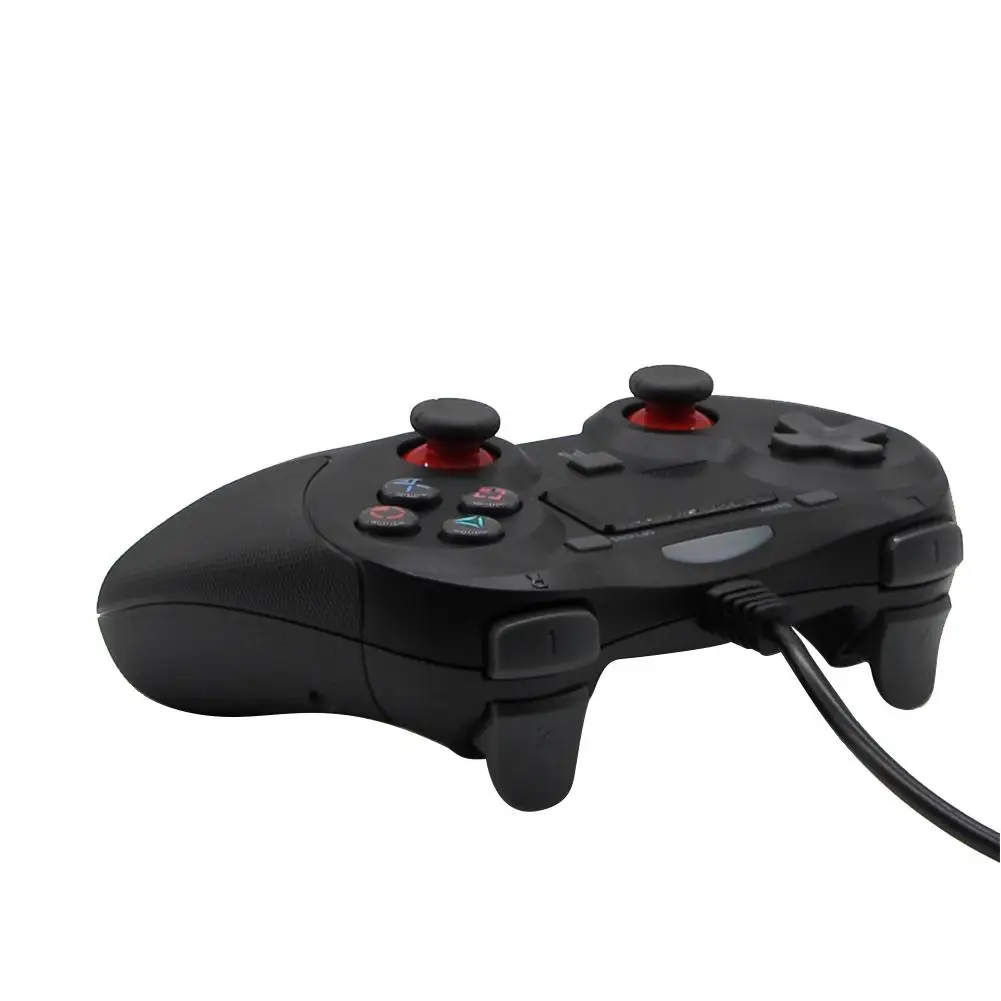 Портативный PS4 проводной контроллер usb геймпад с двойной вибрации для Playstation 4