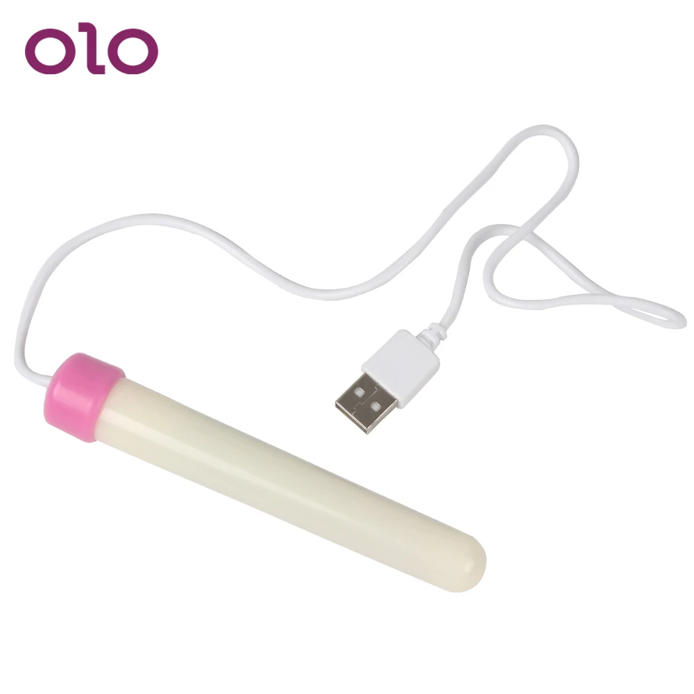 OLO Универсальный USB нагреватель Вагина грелка фонарь мастурбатор киска секс