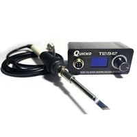 t12 oled soldering station electronic soldering iron 2018 new design dc version portable t12 digital iron t12 942 t12 952 50