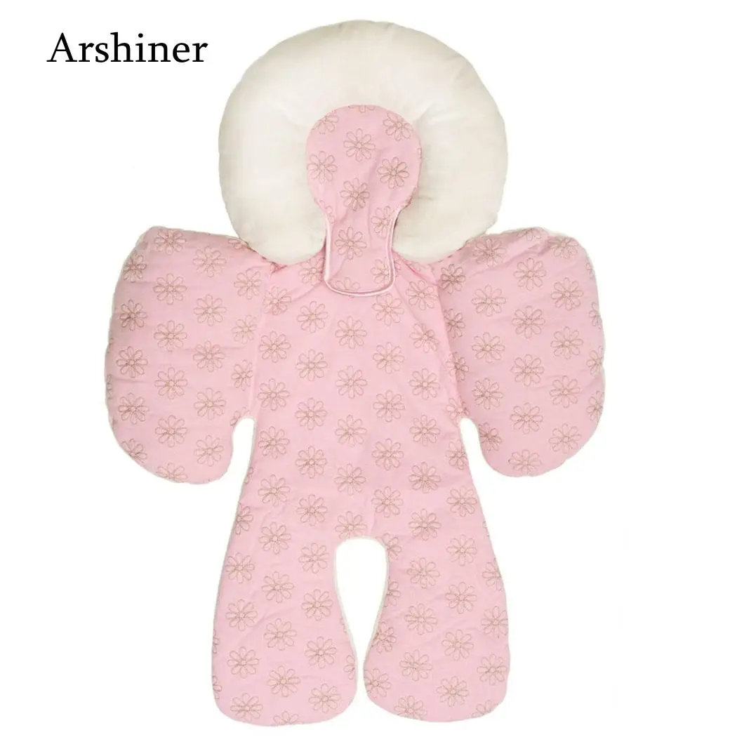 Waterproof baby stroller cushion mats car seat accessories head support belt shoulder-sided protective cover Neck Protection pad | Мать и