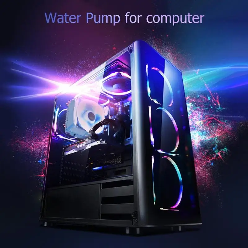 SC P67B DC12V RGB с водяным охлаждением радиатора Тихая водяной насос циркуляционный