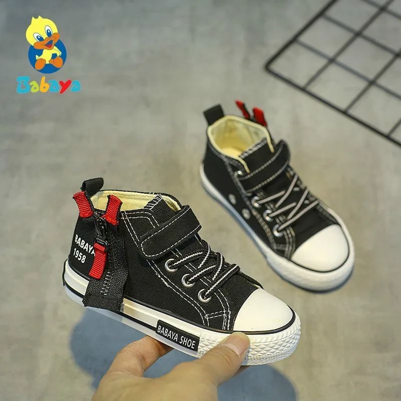 Babaya Children Canvas Shoes Boys Breathable 2019 Spring New Kids For Girl Casual Fashion High Quality | Детская одежда и обувь