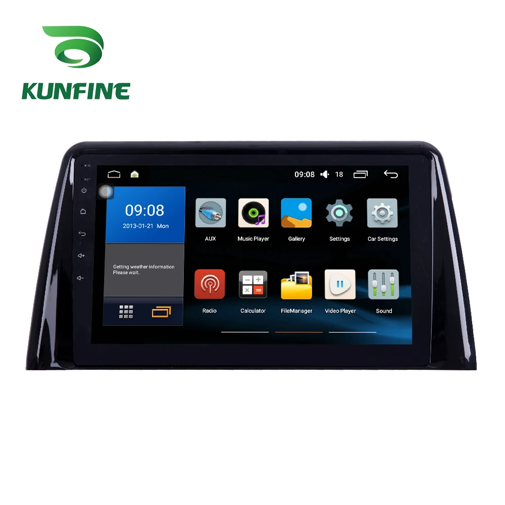 Восьмиядерный 1024*600 Android 8 1 автомобильный DVD GPS навигационный плеер Deckless стерео для
