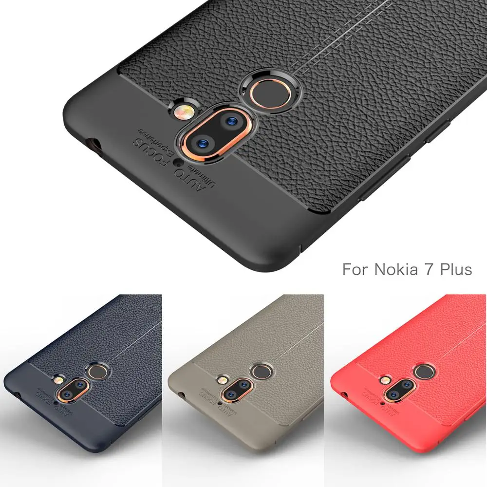 Hunreone Rugged Armor Protection TPU Case For Nokia 9 Mobile Phone Cover 8 7 7plus 6 | Мобильные телефоны и аксессуары