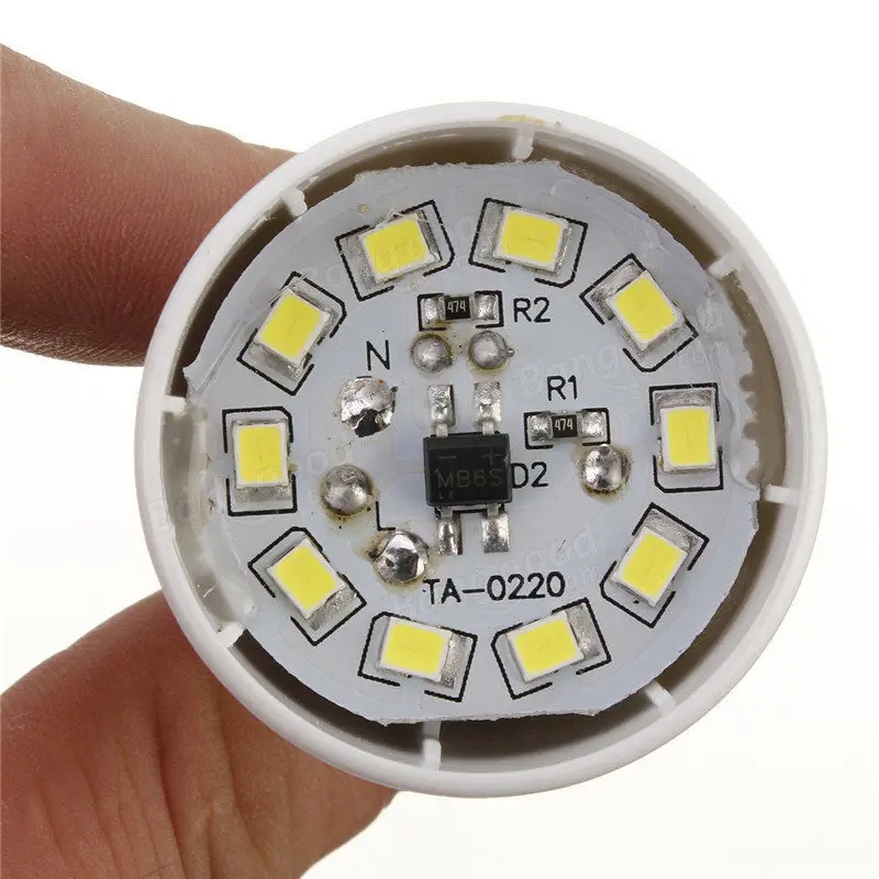 E14 5W 12 SMD 2835 10 светодиодов Чистый белый теплый свет свечи мини лампа 200-260 люмен