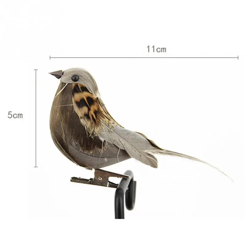 1PC Artificial Foam Feather Simulation Bird DIY Party Crafts Magnet Decorative Doves for Christmas tree decorations | Дом и сад