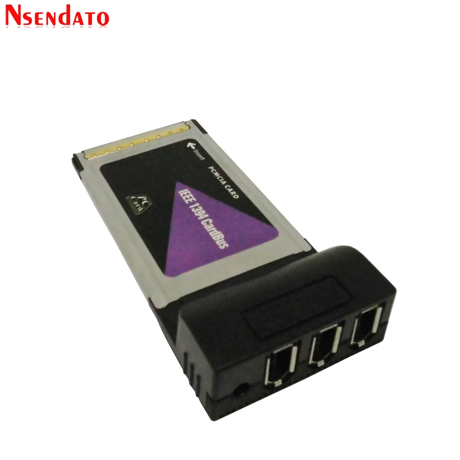 3 Порты и разъёмы 6 Pin IEEE 1394 CardBus PCMCIA для цифровой Камера DV видеокамеры жесткие