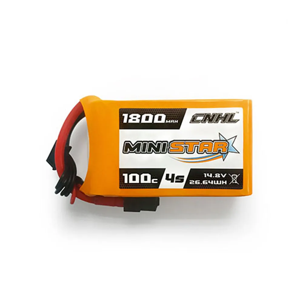 LEORY CNHL MiniStar 4S 14 8 в 1800 мАч 100C Lipo батарея с разъемом XT60 для радиоуправляемого дрона FPV