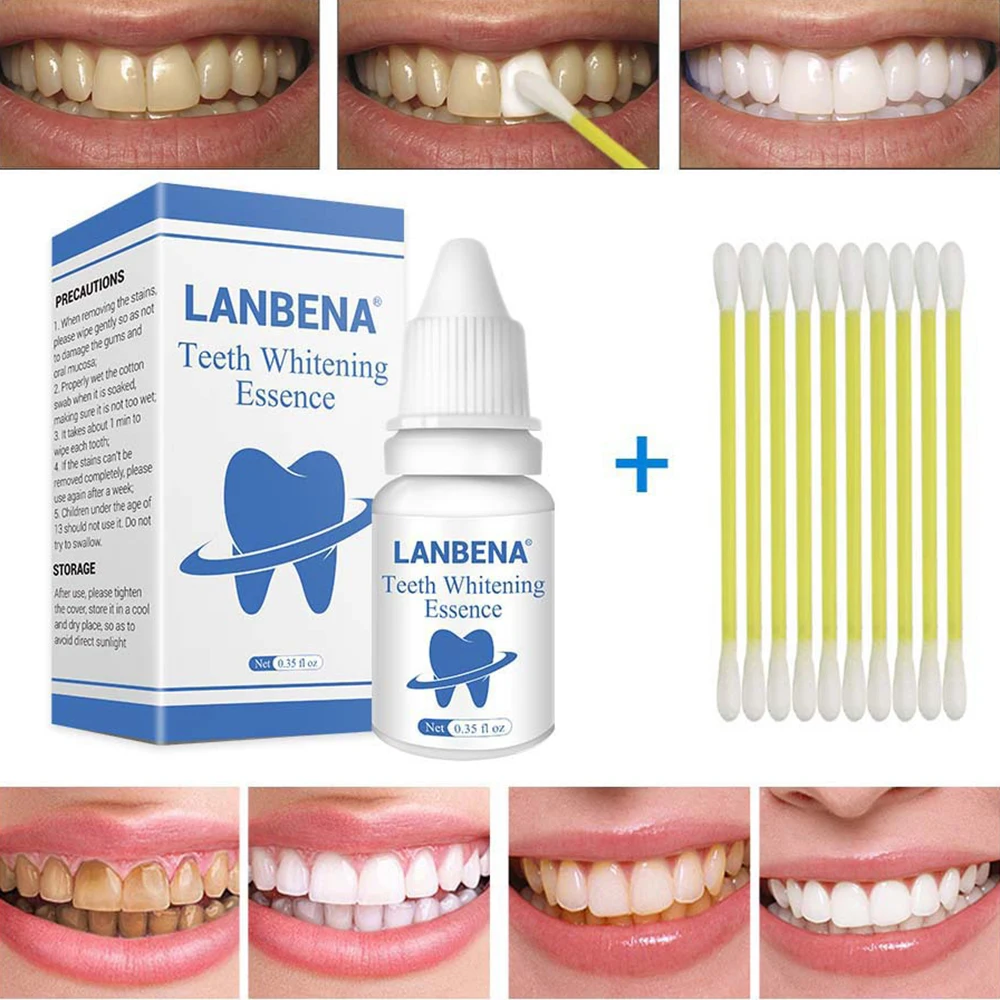 LANBENA зубная налет отбеливающий зубы порошок для черных зубов желтые пятна