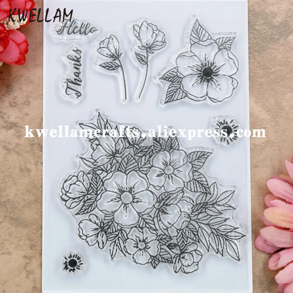 Цветы Здравствуйте спасибо альбом для скрапбукинга &quotсделай сам&quot