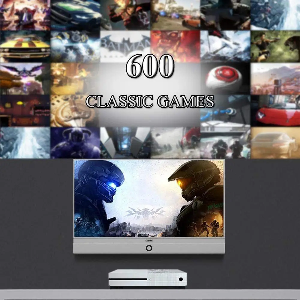 Развлекательная система ретро игровая консоль 600 классических игр с 2 шт