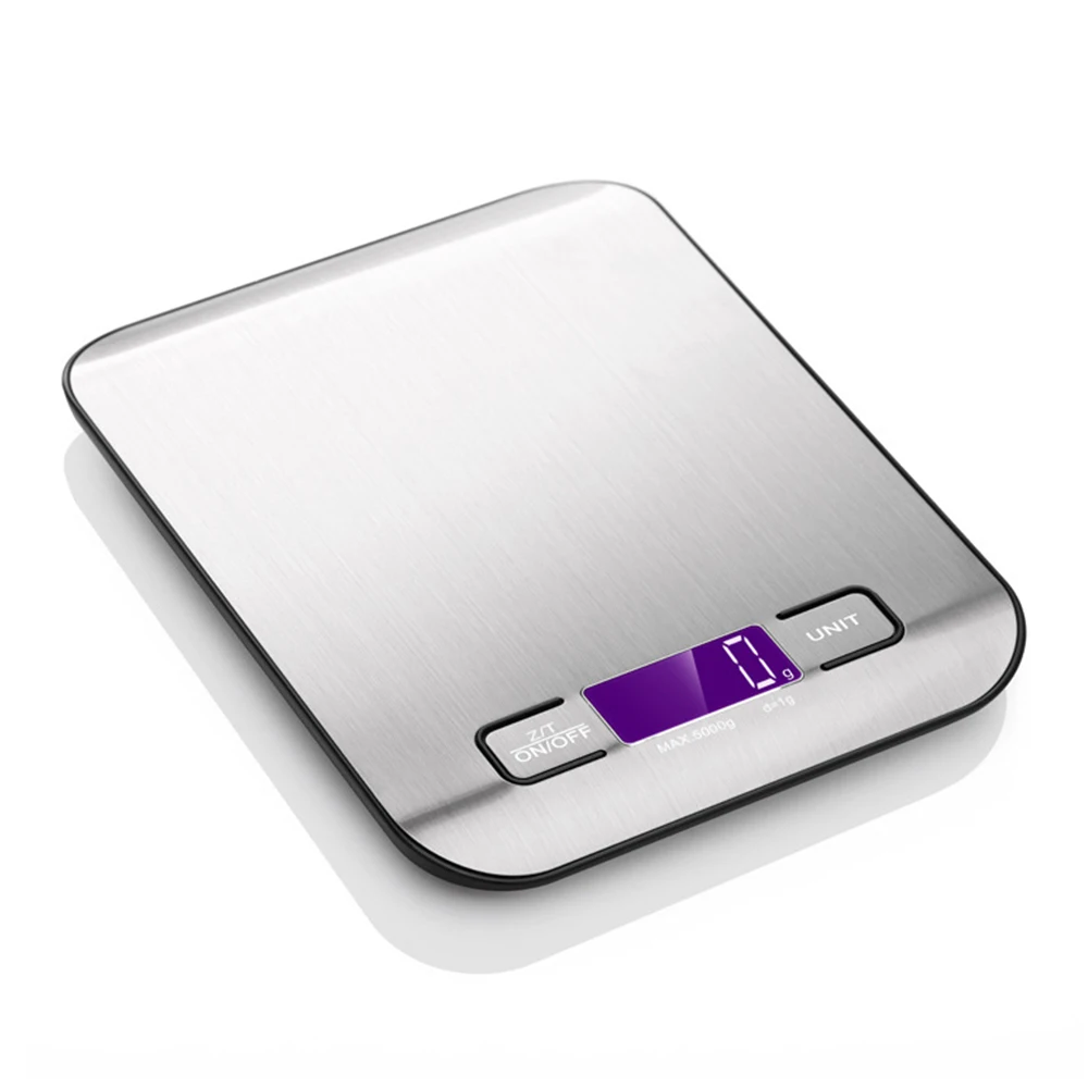 Цифровые кухонные весы из нержавеющей стали 5000 г/1 г|Кухонные весы| |