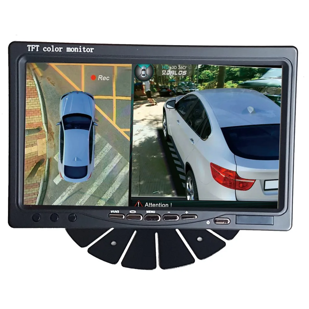 7-дюймовый HD монитор 1024X600 HDMI интерфейс TFT LCD для SZDALOSHD 3D 360 система объемного обзора