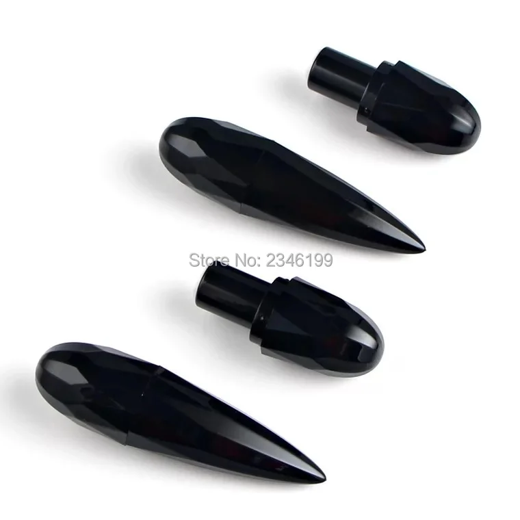 Пустой тюбик для губной помады 12 1 мм в форме капли воды бальзама губ черный