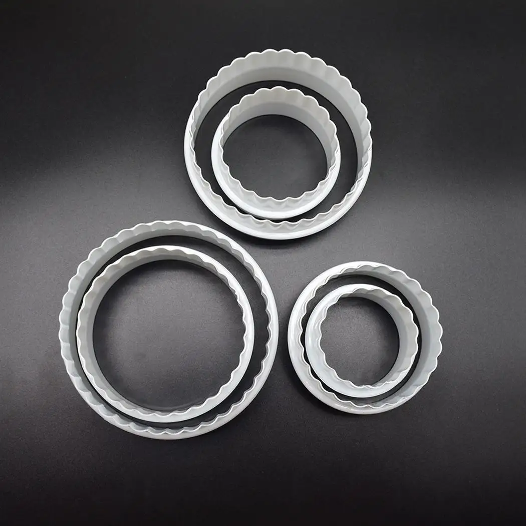 Профессиональные печенья сторона Новый 6 шт коробка и т. Д. Рифленый двойной Кухня