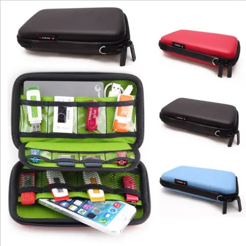 

EVA Travel Shockproof Storage Organizer Bag HDD Case Digital USB Cable Earphone