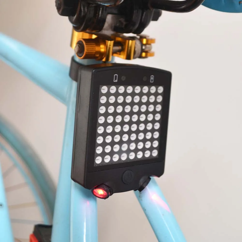 

Bicycle Wireless Remote Control Turn Signal Brake Light Tail Light Bicycle Rechargeable Warning Light Free Dropship New