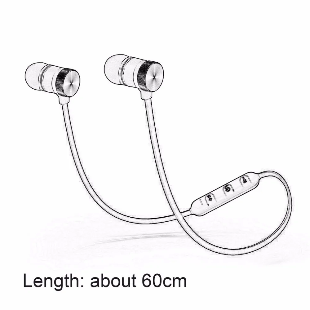 BTH 838 2018 беспроводной Bluetooth 4 1 наушники Спорт гарнитура Магнитная бас стерео с