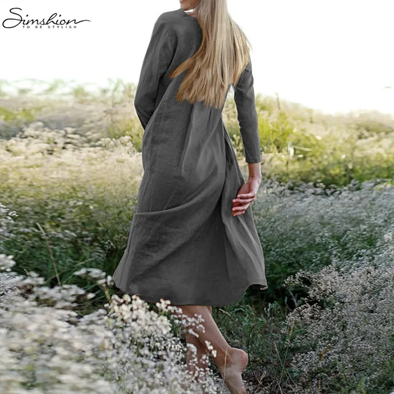 Женское 5XL винтажное ТРАПЕЦИЕВИДНОЕ ПЛАТЬЕ С Поясом 2019 весна женское с длинным