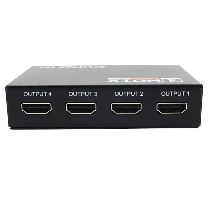 1080p 4K HD Multimedia Interface Splitter Amplifier Repeater 1.3b 24bit/ deep color 30bit 36 bit 1 x 4 Port | Электроника