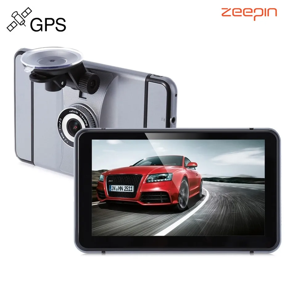Android автомобильный видеорегистратор 7 дюймов 1080 P 140 степень GPS навигация 512 МБ ОЗУ +