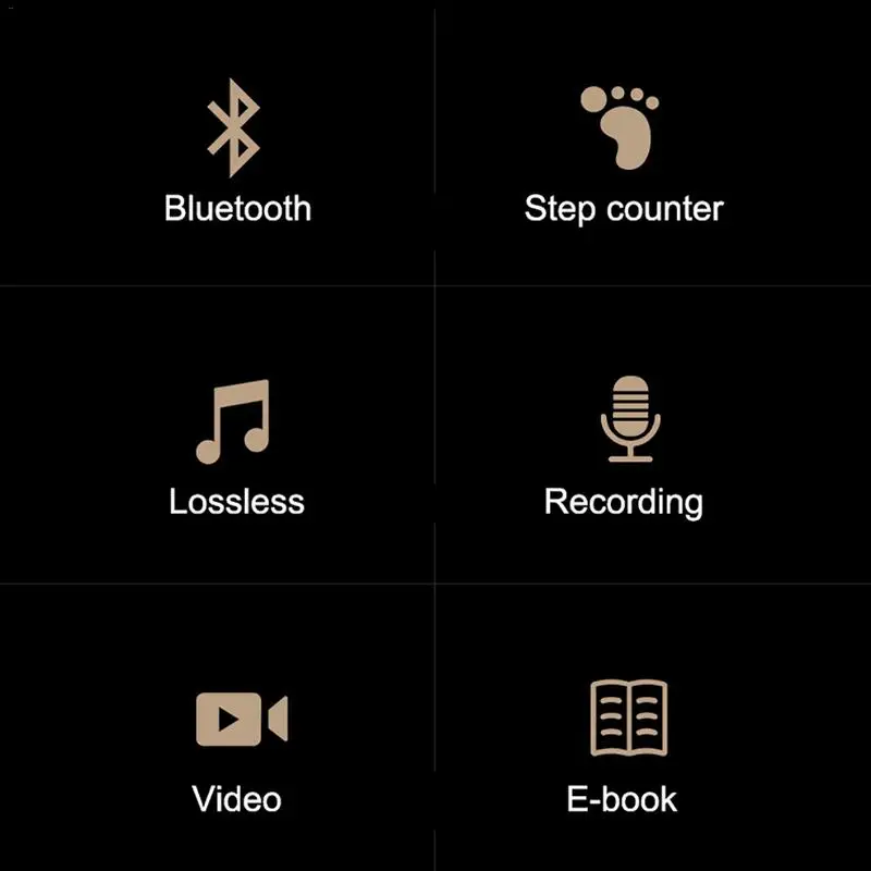 Мини Портативный MP3 плеер Bluetooth спортивные чтения музыка из металла голосового