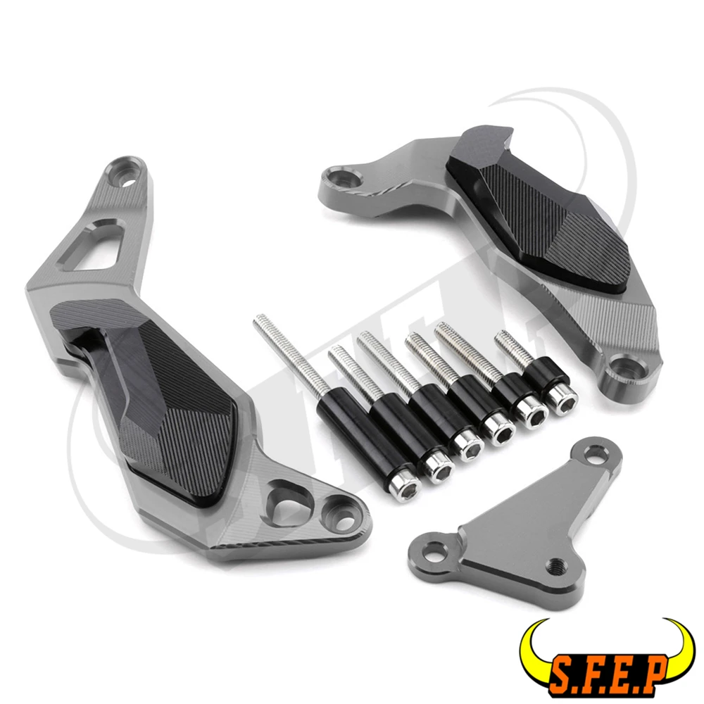 Слайдеры крышки двигателя CNC защитная накладка для Kawasaki Ninja 250 400 Ninja250 Ninja400 2018-2019 |