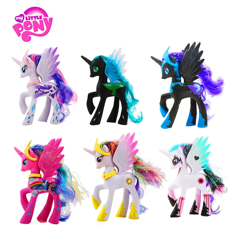 

Экшн-фигурки из ПВХ, размер 14 см, игрушки My Little Pony