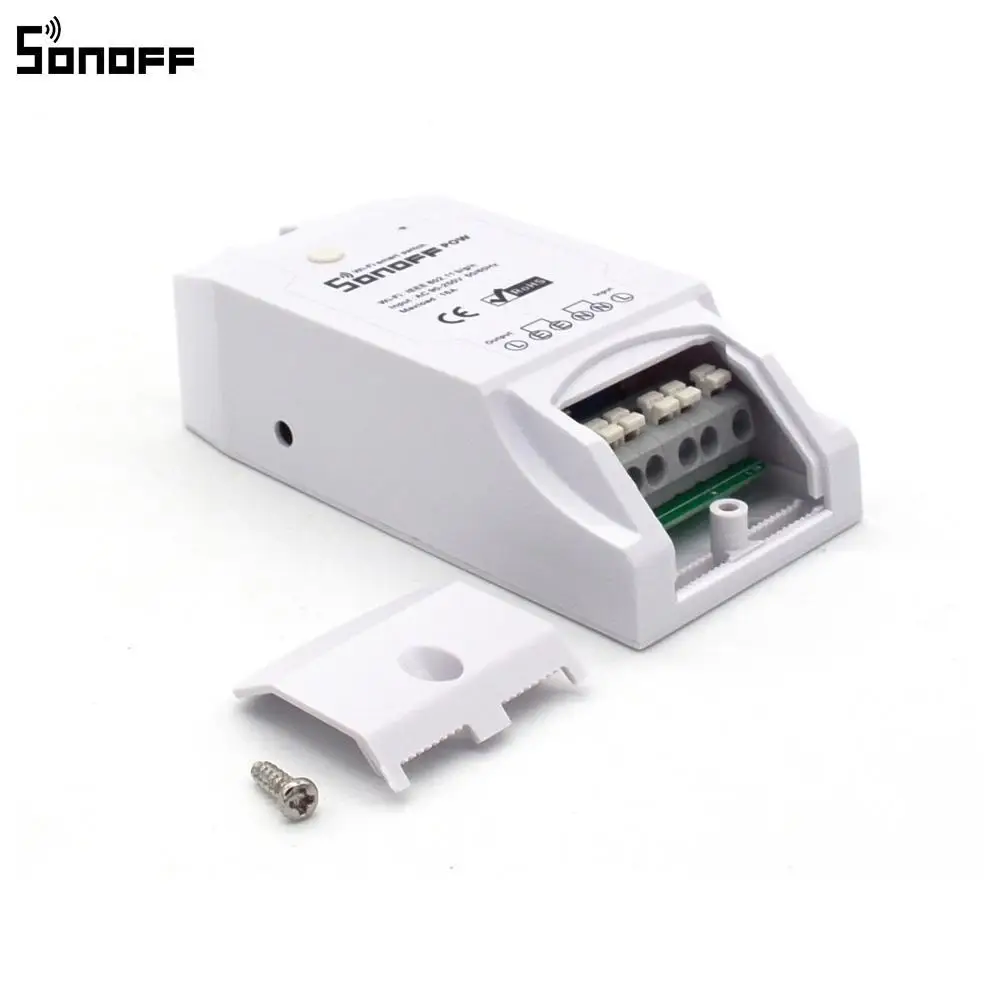 Sonoff Pow Smart Wifi Switch Controller With Real Time Power Consumption Measurement 15A/3500w Home Device Via Android IOS | Электроника