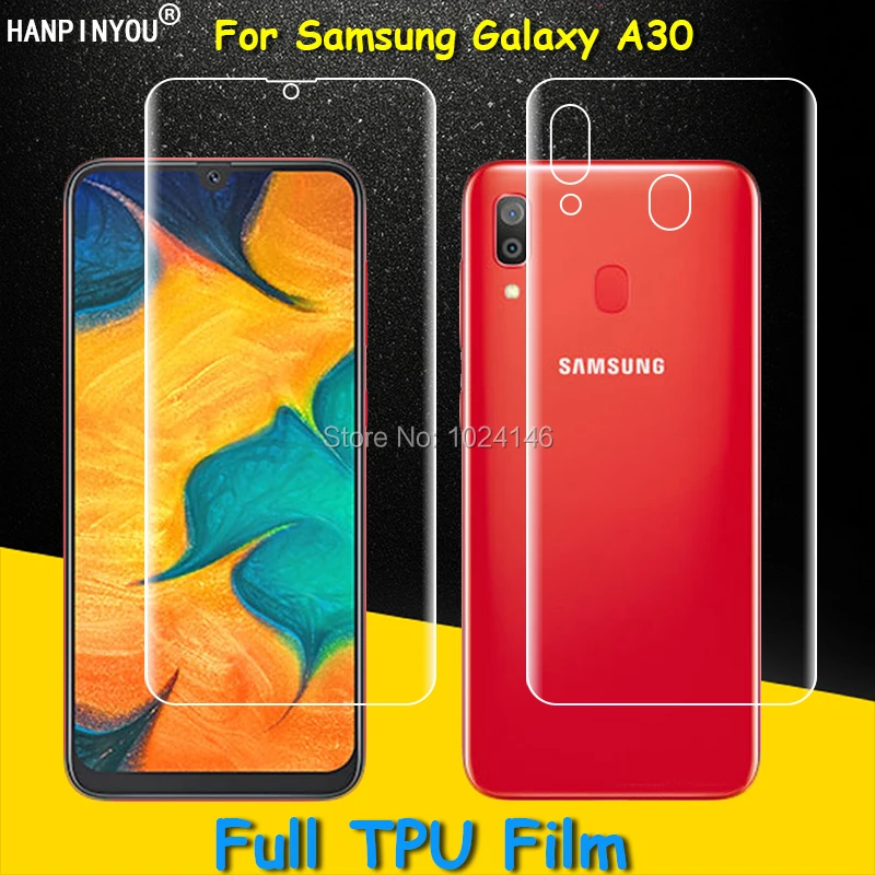 Защитная пленка из мягкого ТПУ для Samsung Galaxy A30 A305FD A305 6,4 