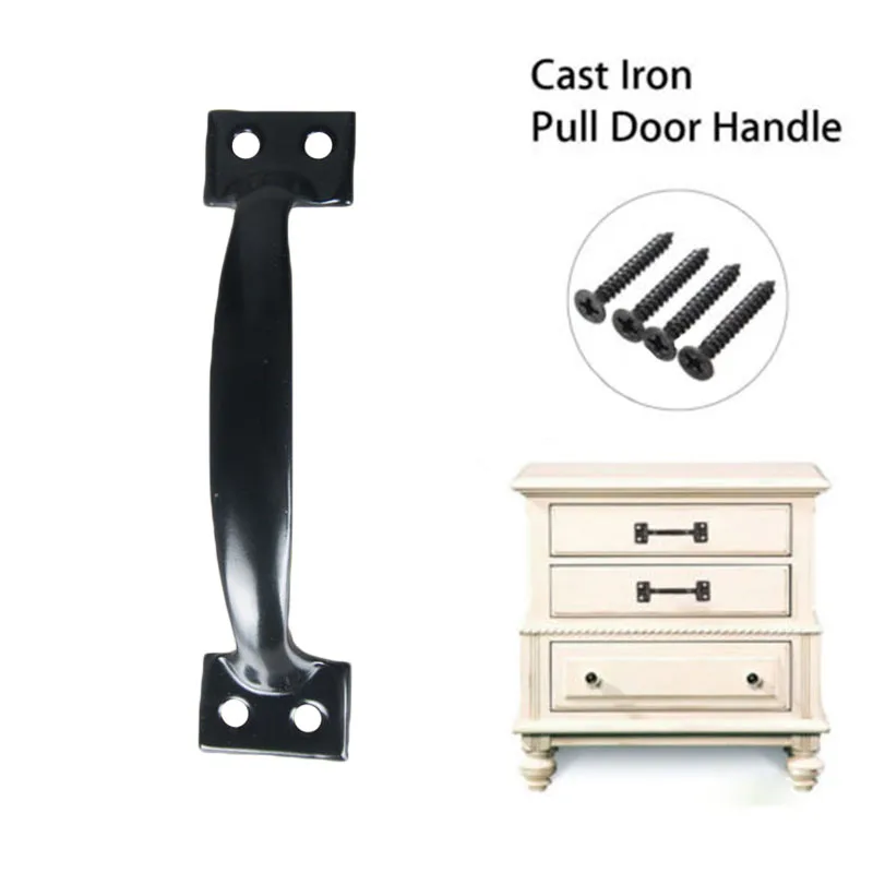 Простой античный стиль железа для дверей кабинета и шкафа Pull ручка W/монтажные